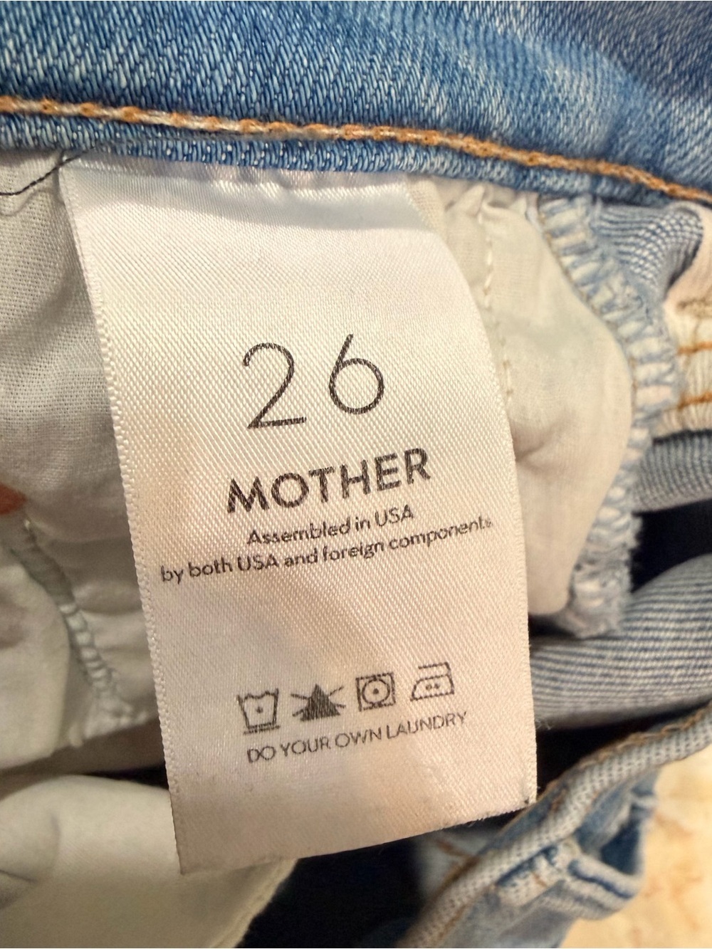 Mother The Insider Crop Step Fray Limited Edition Jeans Size 26 - Picture 11 of 16
